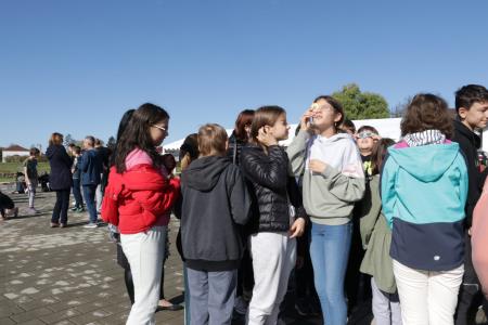 Opazovanje delnega Sončevega mrka v Šalovcih 5